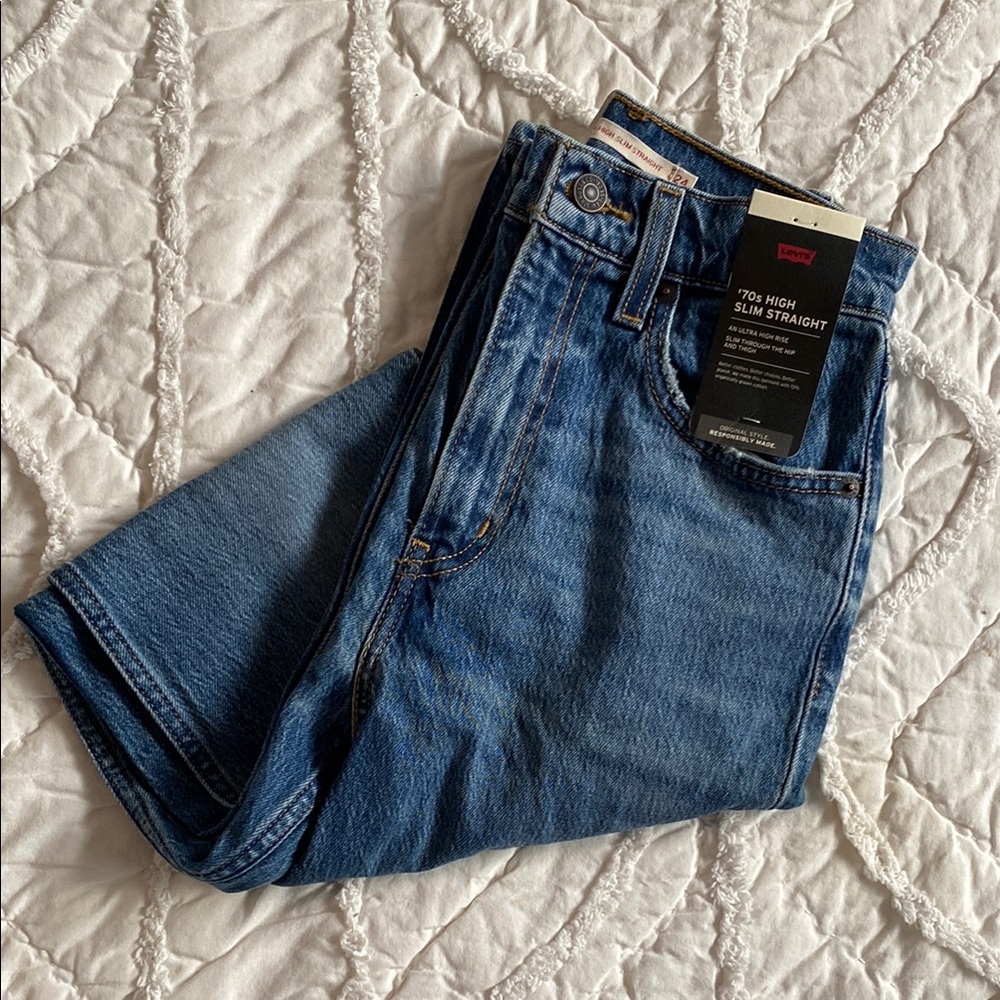 Levi's High Rise Blue Jeans Classic Denim